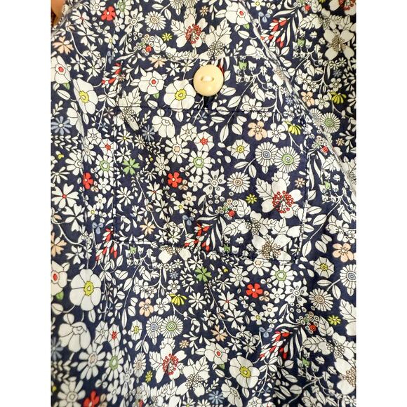 J.Crew | Liberty Of London Floral Peasant Top | Sz XS - Picture 4 of 7